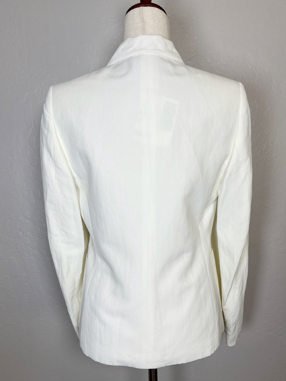 CASUAL CORNER Women’s Size 6 White Linen Blend Vintage Blazer Jacket - Picture 3 of 12